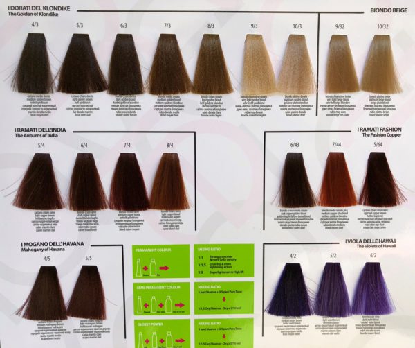 10 Minute Hair Colour 010Plus Colour Chart no2