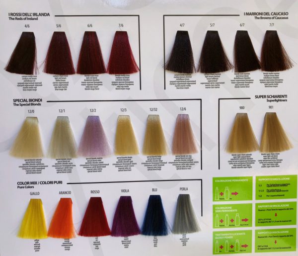 010Plus 10 Minute Hair Colour Chart no.3