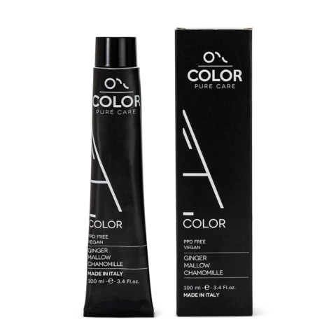 Tube and box of OPC A-colour organic hair colour