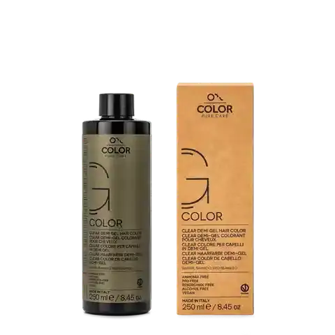 Bottle and Box of OPC G-colour hair colour