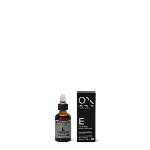 Small bottle of energizing blend of essential oils