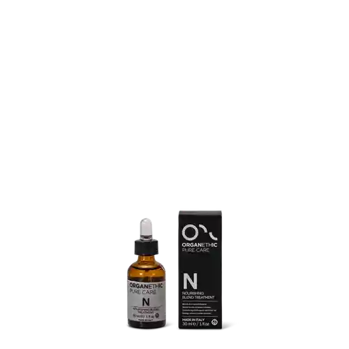 Small bottle of nourishing blend of essential oils