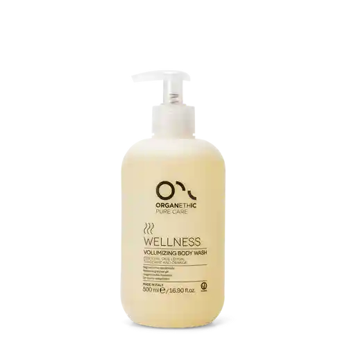 Bottle of volumizing bodywash.