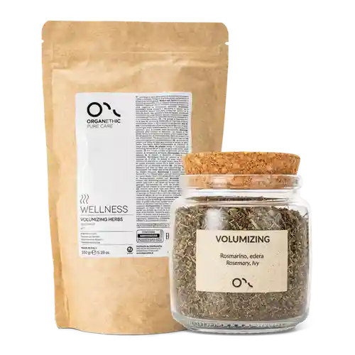 Dried volumizing herbs for scalp treatments