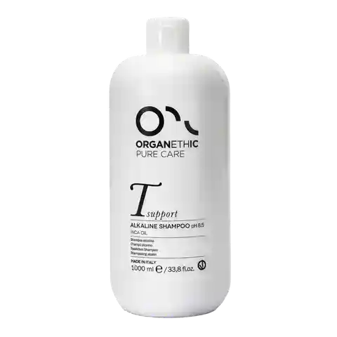 Large bottle of OPC T-support Alkaline Shampoo